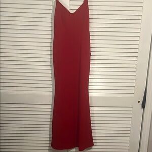 Elegant Red Evening Gown